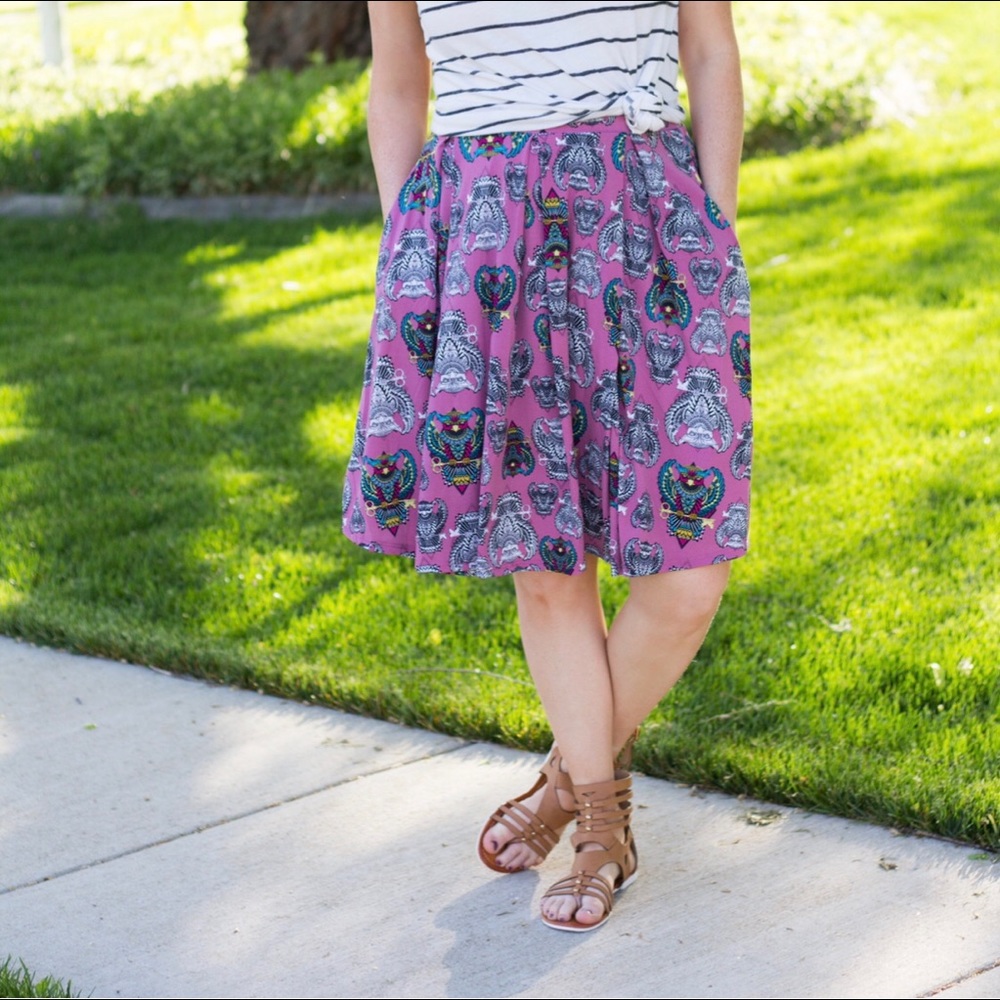 LuLaRoe OWL Madison skirt